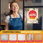 Easy Tag Acrylic Sign Holder 8.5 x 11 Wall Mount, Clear Sign Holders with Adhesive Strips, Wall Document Holder Plastic, Perfect Business & Store Sign Holders, No Drilling - Image 6