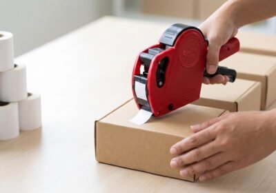 How to use a price gun to label boxed retail stock