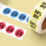 Easy Tag 3000 PCS Garage Sales Stickers, Percent Discount from 10% to 60% Adhesive Percent Off Labels, 0.87" Diamete for Retail Store, Yard Sale Price Stickers, 6 Rolls (Vivid Style) - Image 5